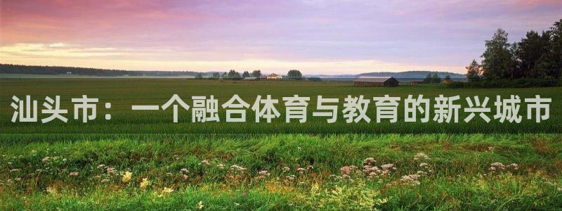 利记官方正版app官网:汕头市:一个融合体育与教育的新兴城市